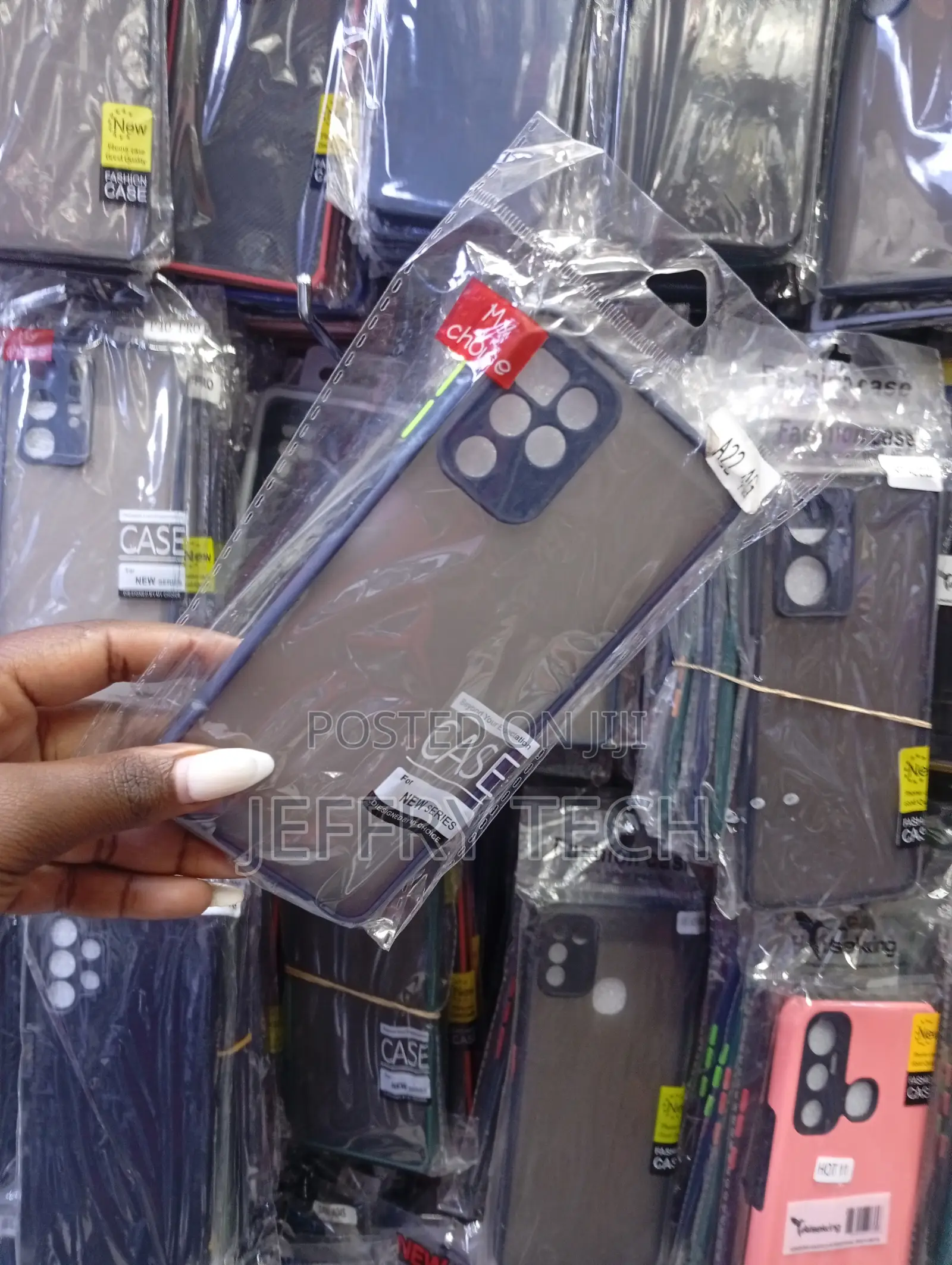 Matte Silicone Phone Case Branded "My Choice"