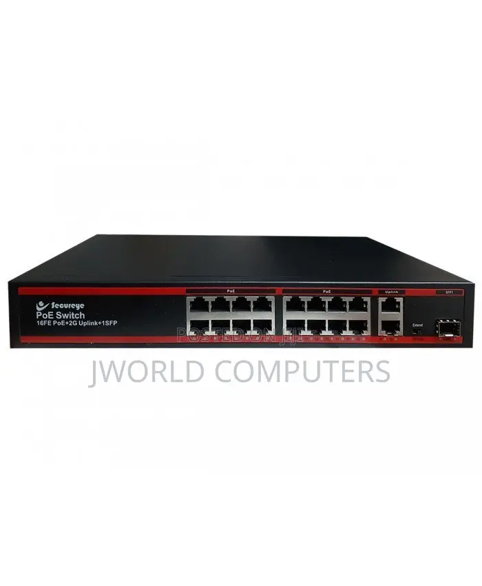 Secureye 8 Port Fastethernet Poe + 2ge Uplink Switch