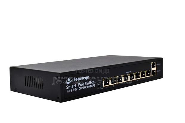 Secureye 8 Port Fastethernet Poe + 2ge Uplink Switch - thumbnail 3