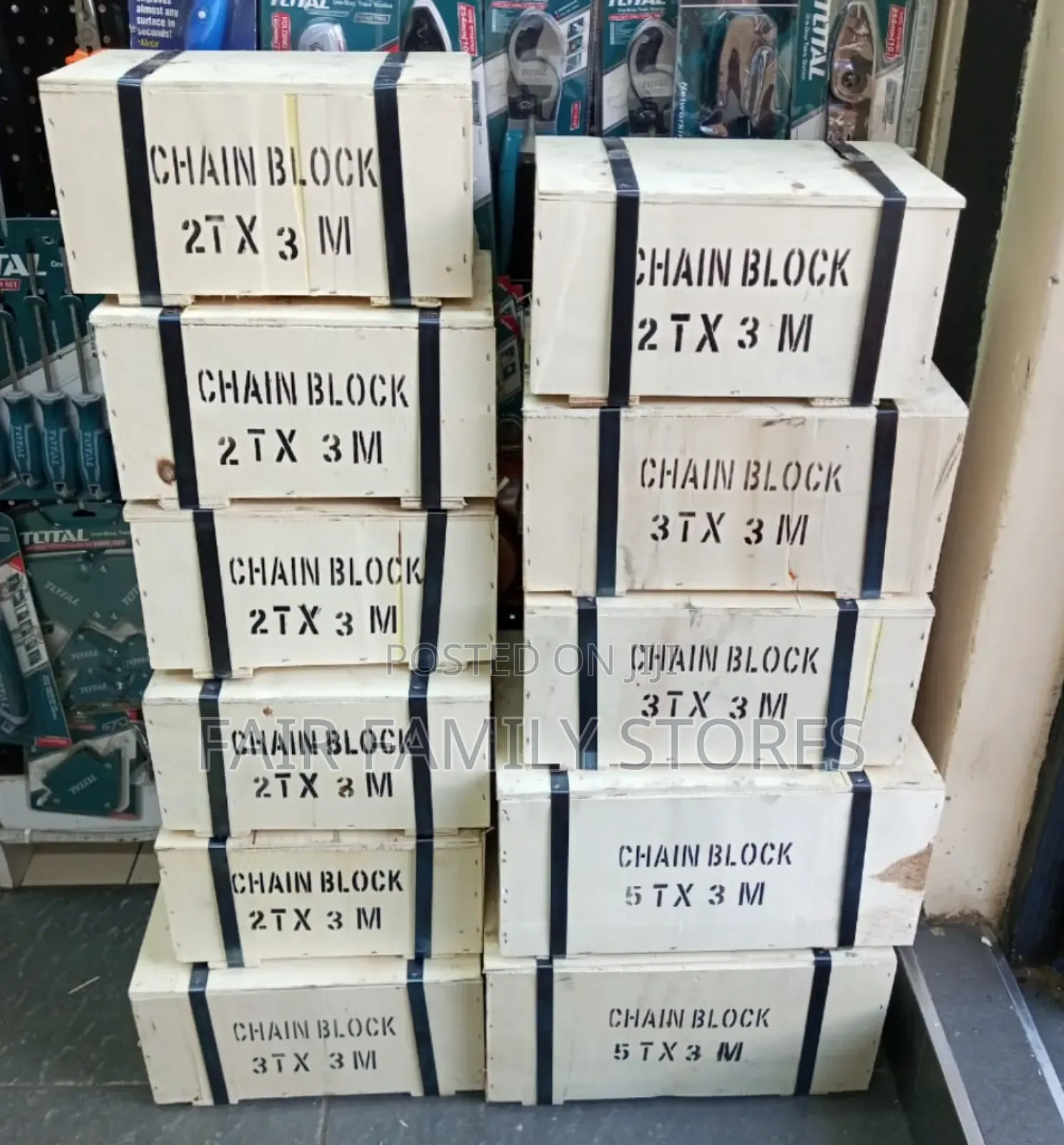 Chain Block 2tone by 3 Meters