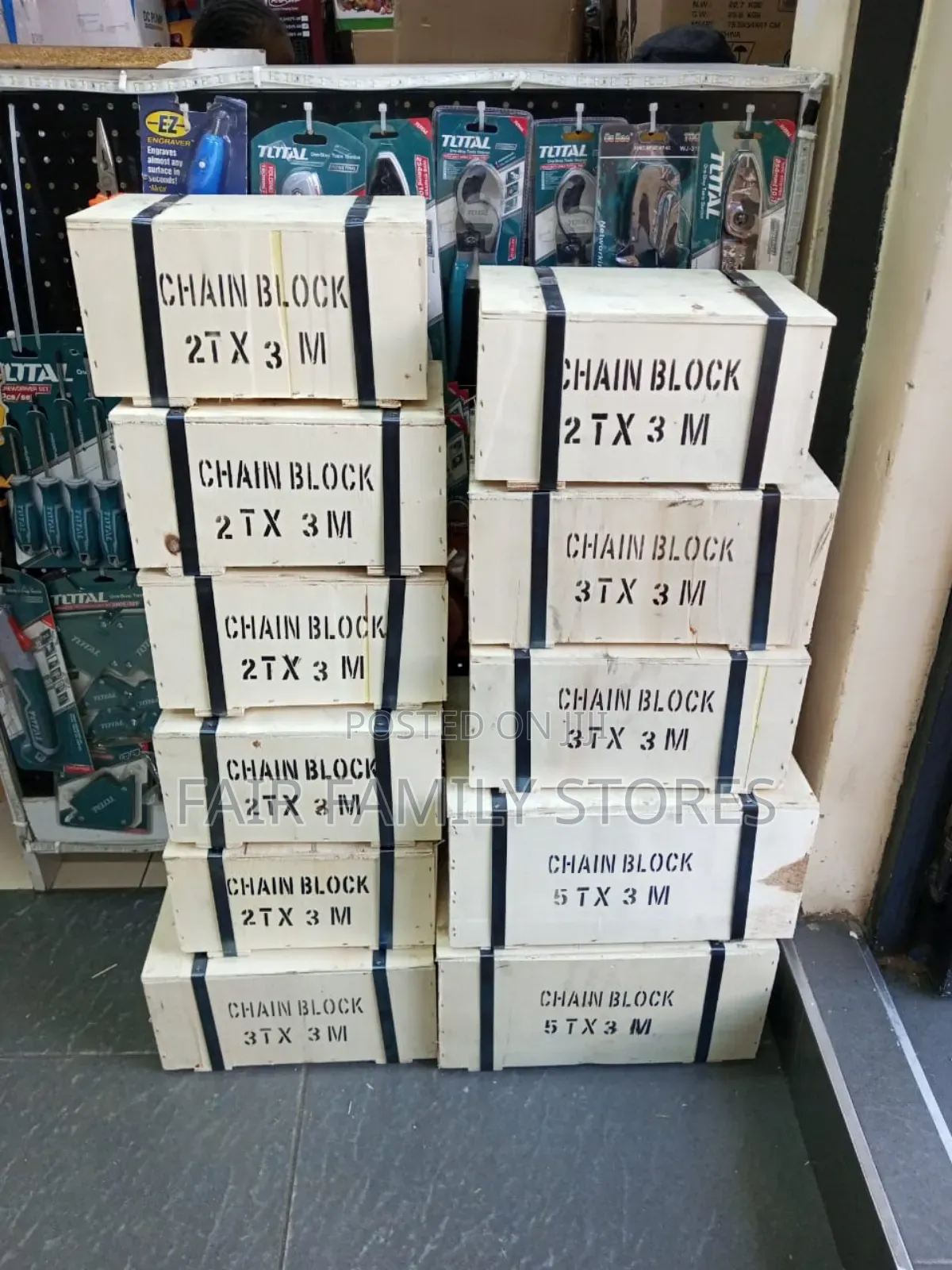 Chain Block 2tone by 3 Meters