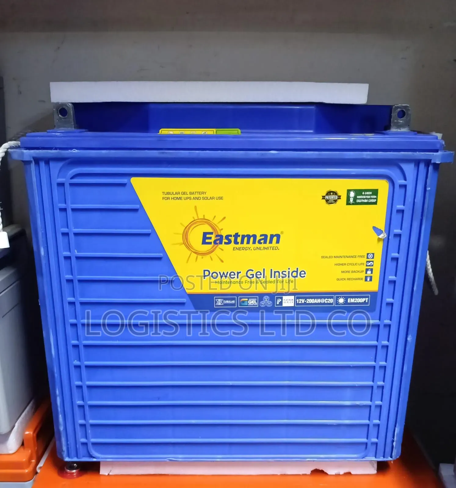 Eastman Gel Tubular Solar Backup Battery 200ah 12v