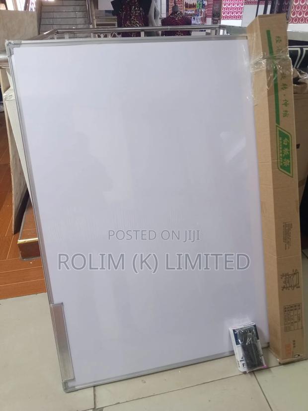 Versatile Whiteboard - 120cm X 90cm + 10 Markers + Duster