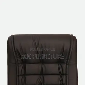 Office Chairs; Executive Leather Office Chair With High Backrest