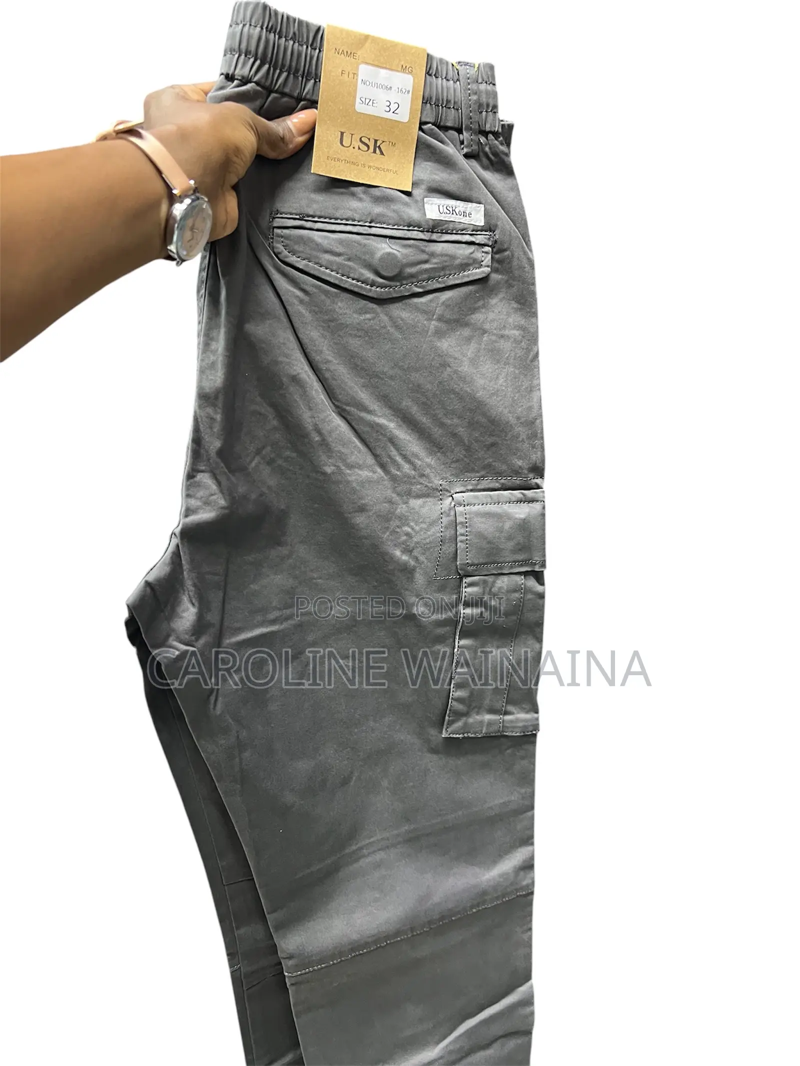 Grey Cargo Pants( Casual)