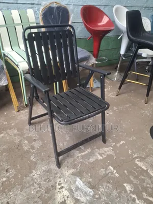 Black Foldable Garden Chair