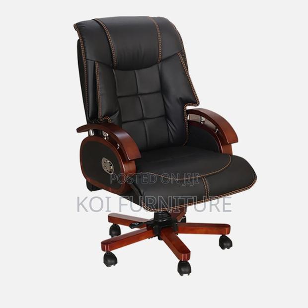 Office Chairs; Ceo Executive Managers Office Leather Chair - thumbnail 5