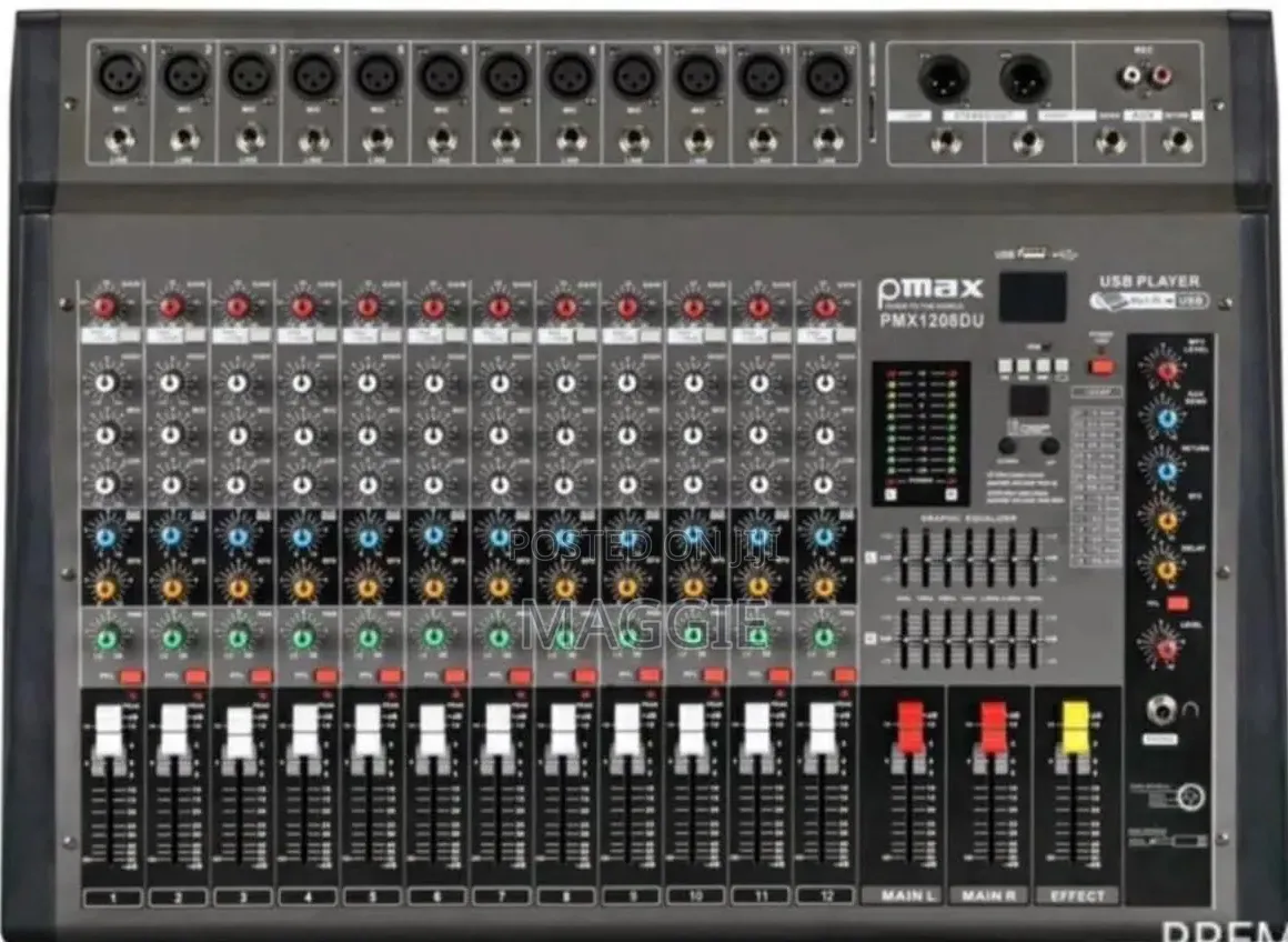 Pmax 12ch Powered Mixer