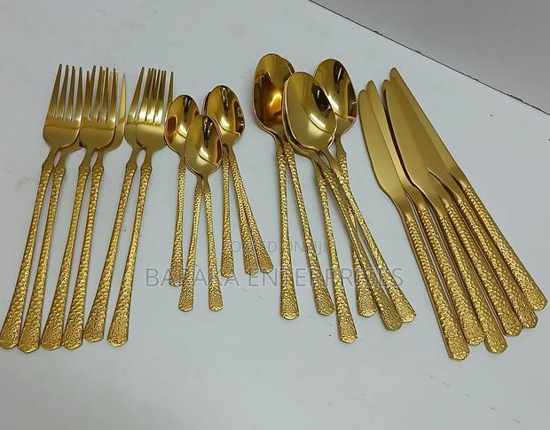 *24pcs Luxury Cutlery Set Stainless Steel - thumbnail 2