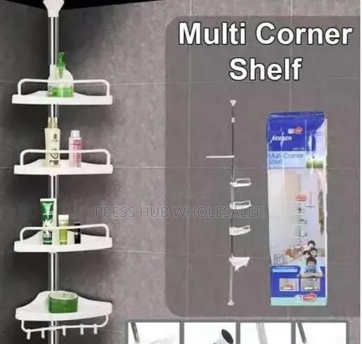 Multi-Purpose Corner Shelf – Modern Space Saving Design