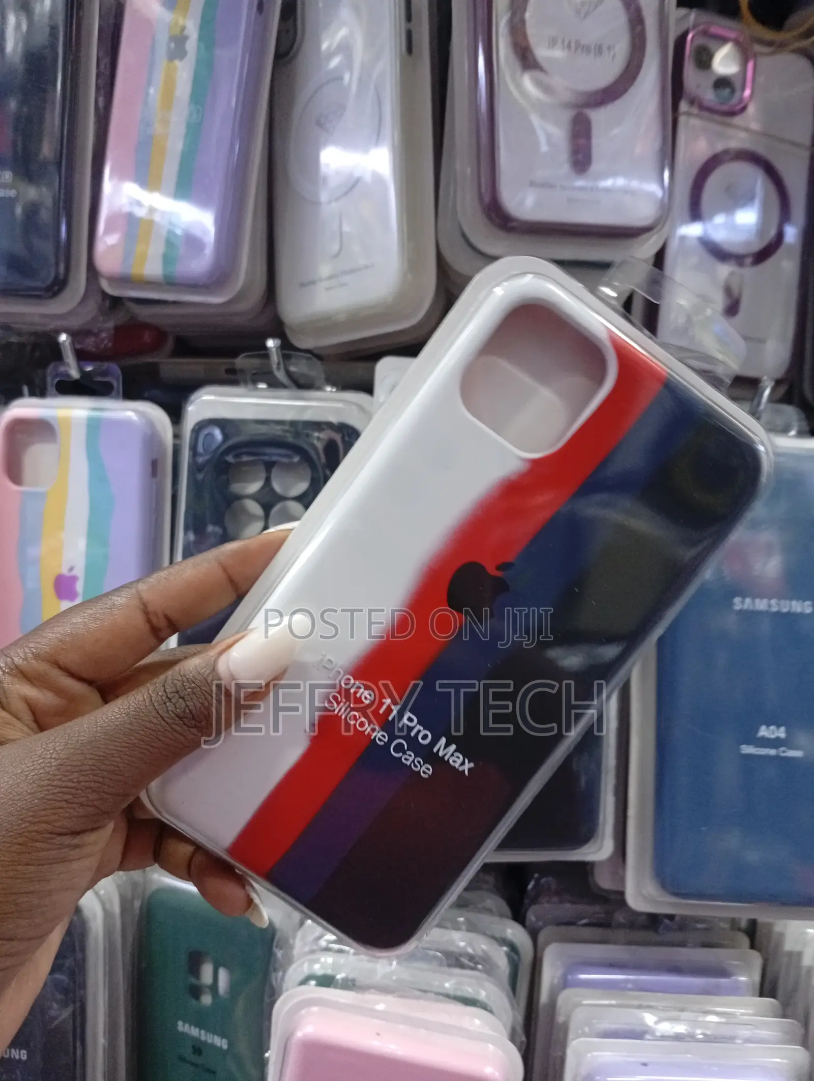 Silicone Phone Case Compatible With the Apple iPhone 11 Pro Max.