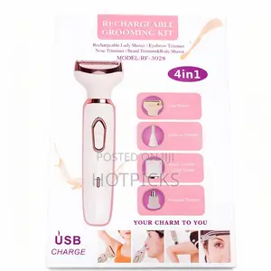 Ladies Shaver – 4-in-1 Rechargeable Hair Remover (Face, Bikini, Legs)