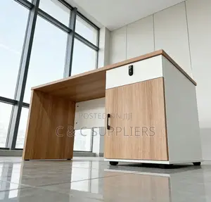 Desks; 1.4-Meter Wooden Computer Desk for Hospital Office Buildings