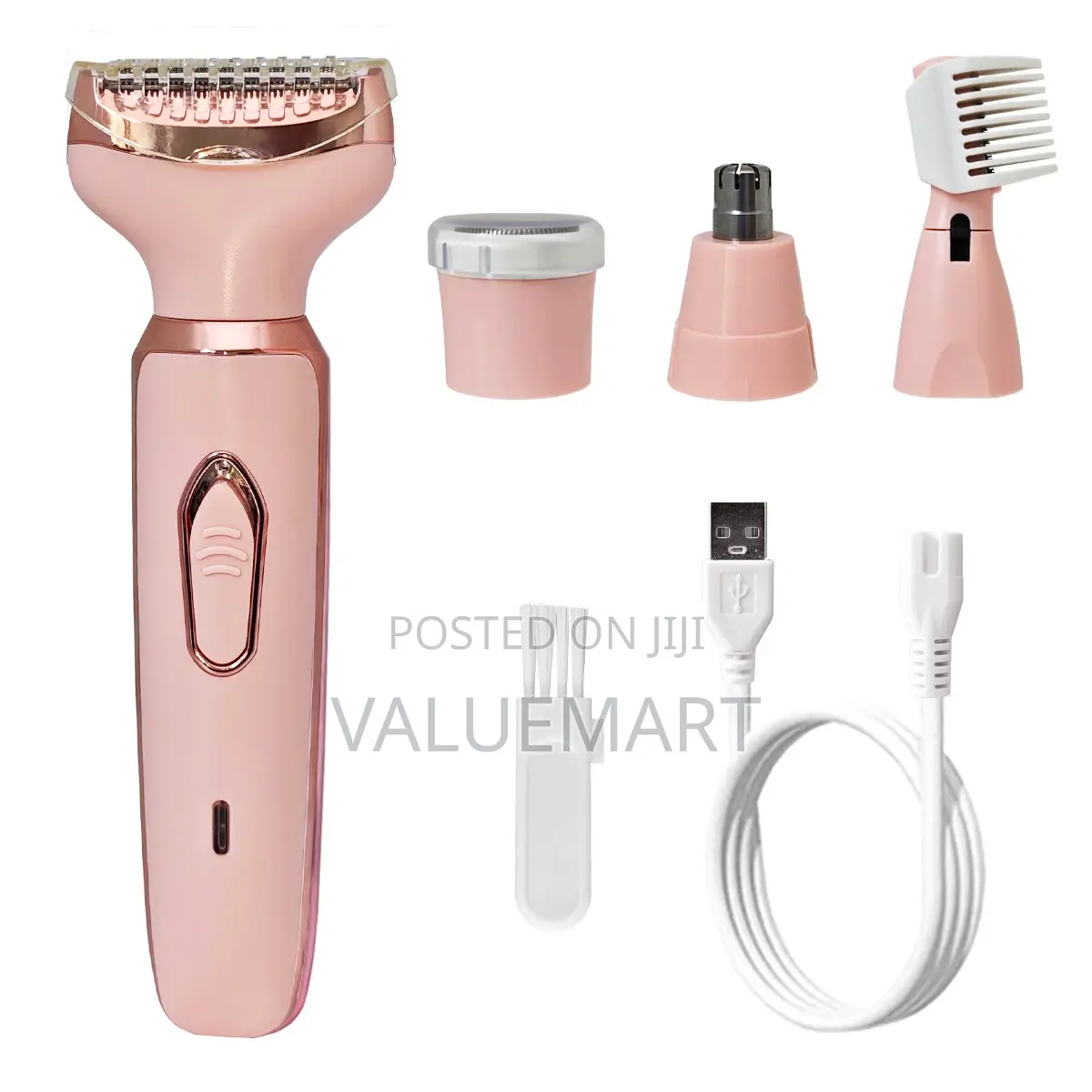 Ladies Shaver – 4-in-1 Rechargeable Hair Remover (Face, Bikini, Legs)