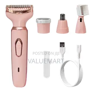 Ladies Shaver – 4-in-1 Rechargeable Hair Remover (Face, Bikini, Legs)