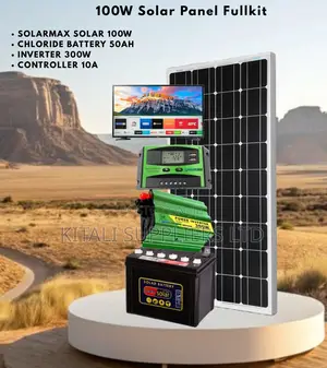 100w Solar Panel Fullkit