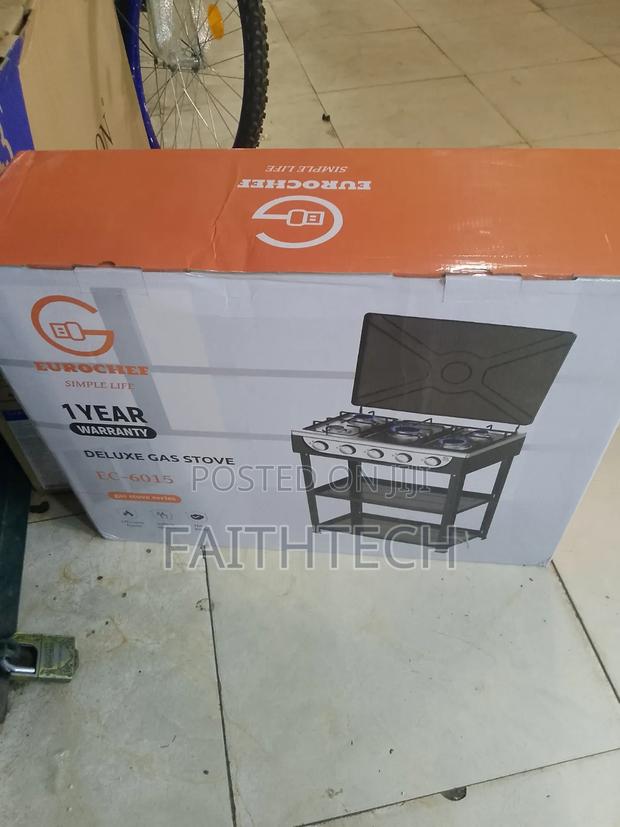 Eurochef 5 Burner Standing Cooker With Shelves