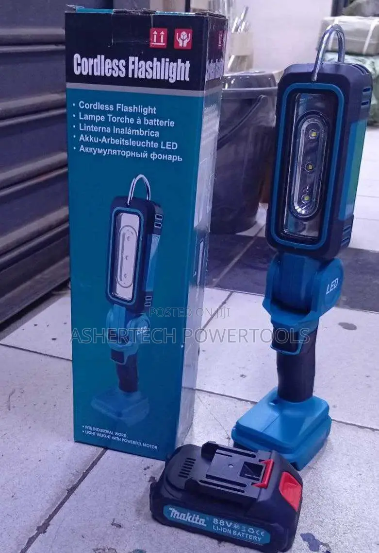 Cordless Flash Light One Pc Battery Charger Sold Separate