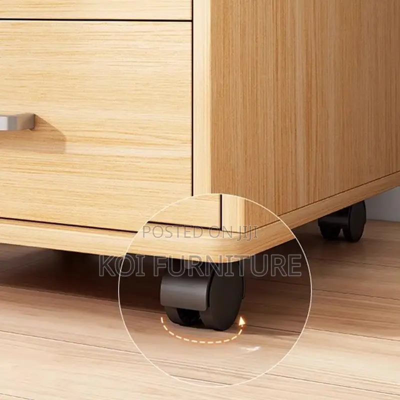 Office Cabinets; Filing Cabinet With Lockable Drawers Rolling Caster