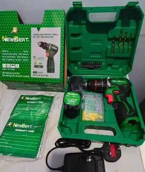 Newbeat Brushless Cordless 58pc Cordless Drill Kit 16.8v