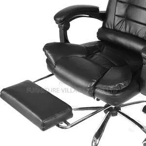 Executive Reclining Desk Chair With Footrest
