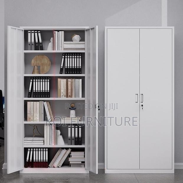Office Cabinets; Steel Cabinet With Adjustable Shelves Locking Doors