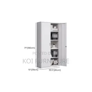 Office Cabinets; Steel Cabinet With Adjustable Shelves Locking Doors