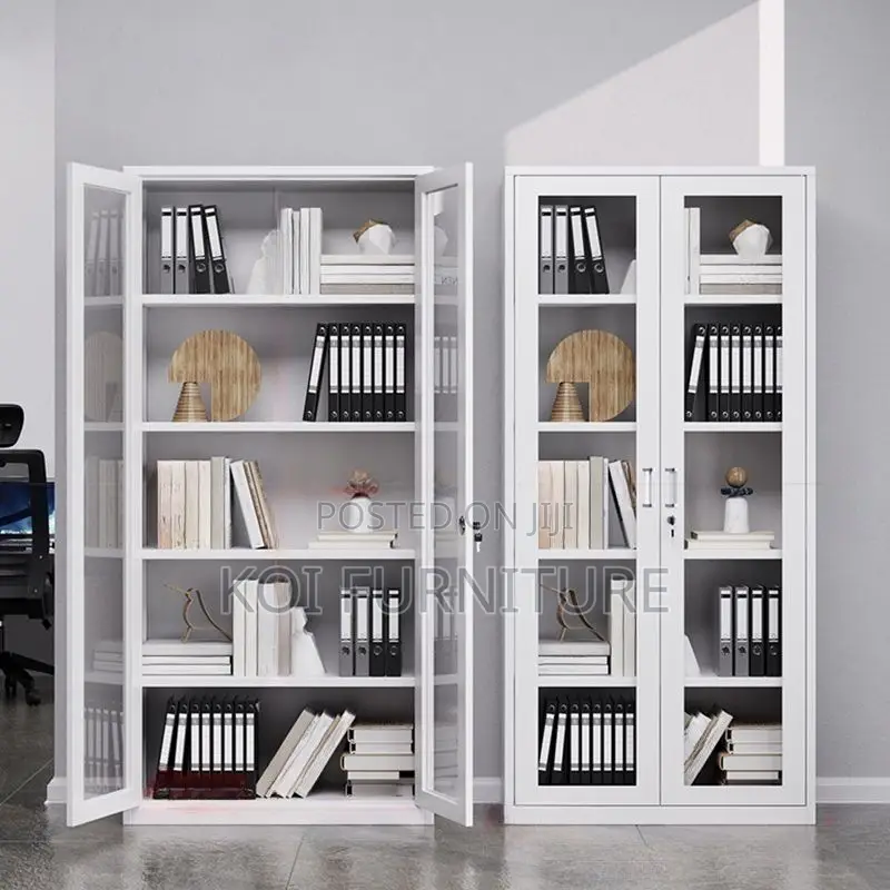 Office Cabinets; Steel Cabinet With Adjustable Shelves Locking Doors
