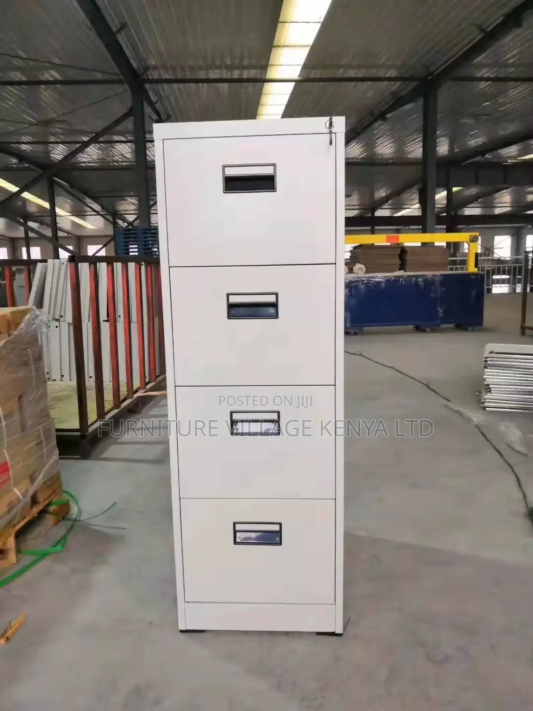 Metallic 4-Drawer's Imported Office Locker Cabinet