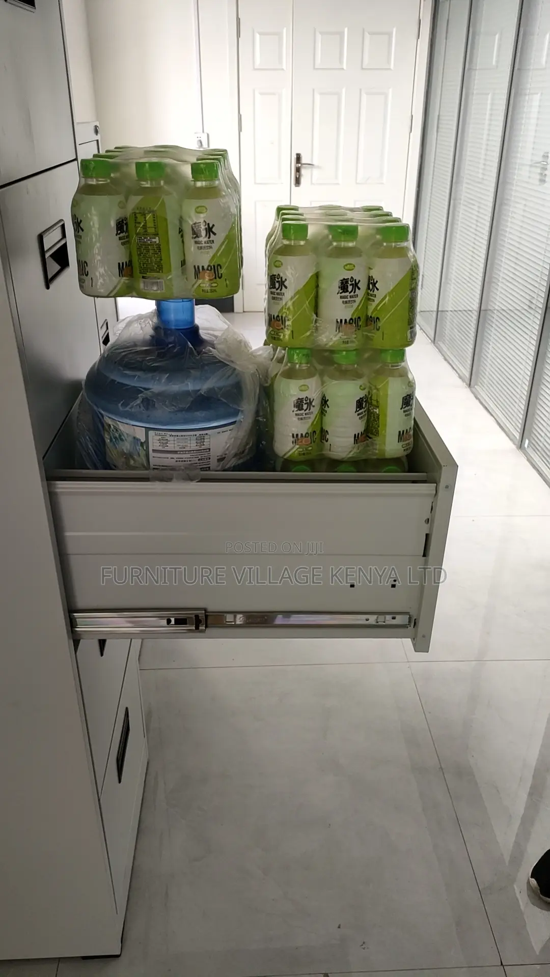 Metallic 4-Drawer's Imported Office Locker Cabinet