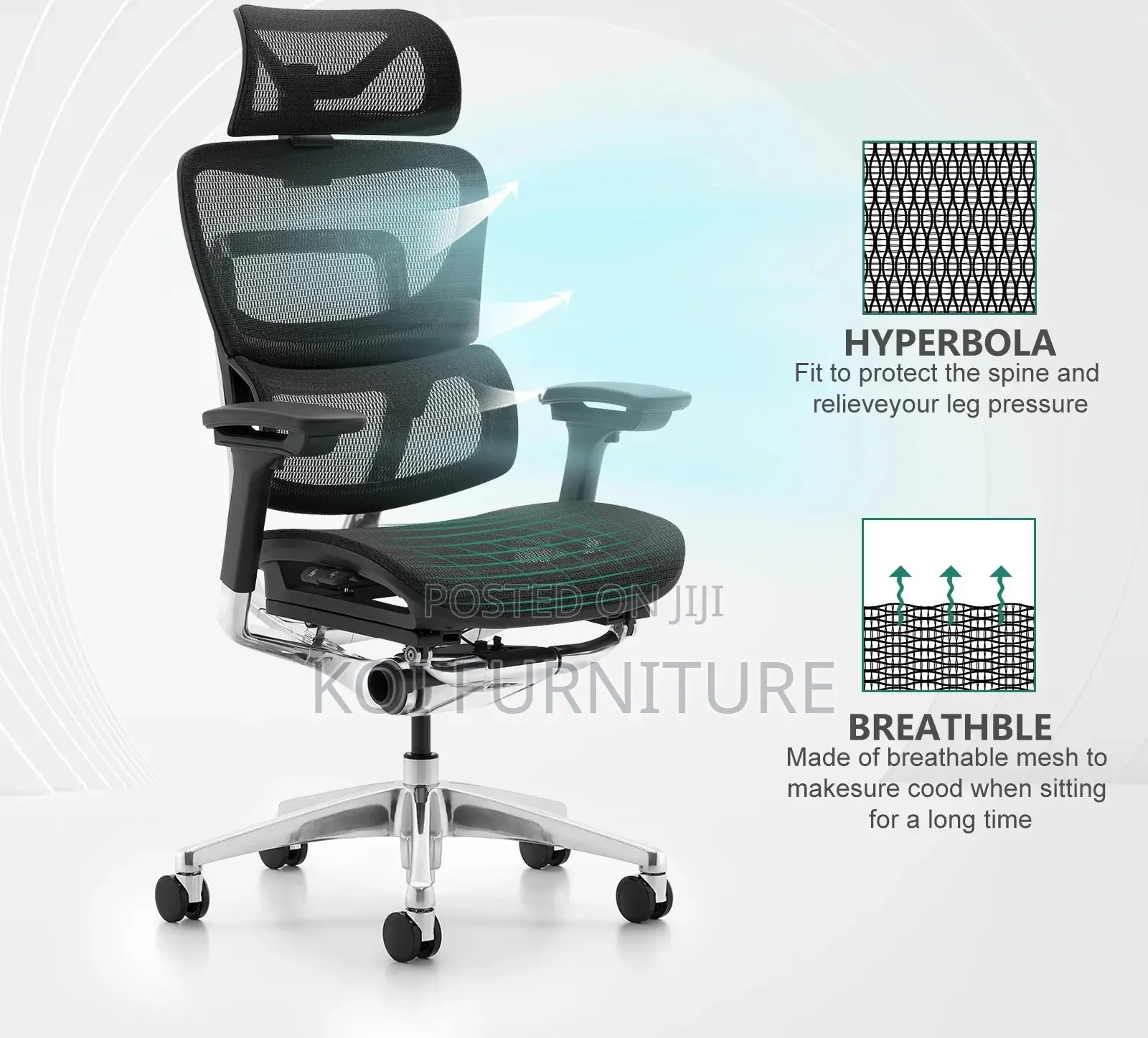 Office Chairs; Ergonomic Work Executie Orthopedic Office Chairs