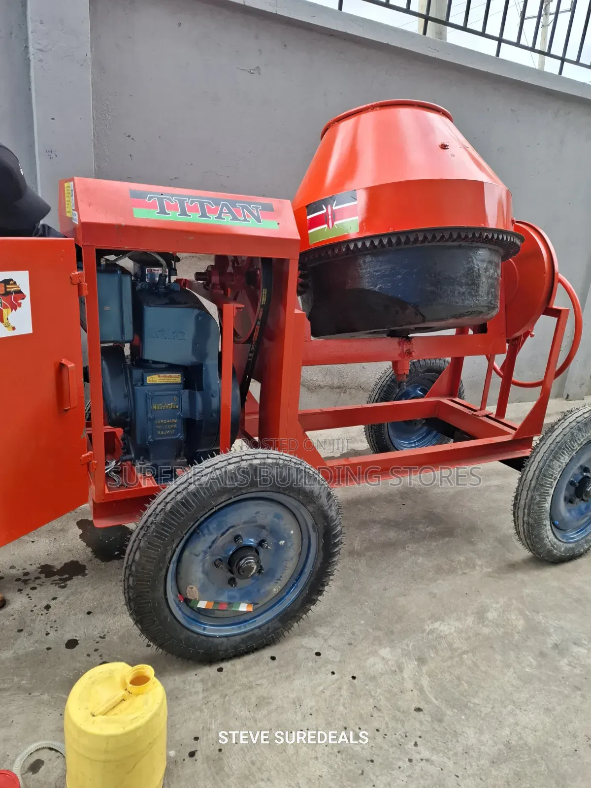 Heavy Duty Titan Concrete Mixer ,500ltrs Drum Capacity