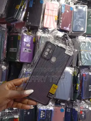 Black Tpu Phone Cover for a Tecno Camon 18