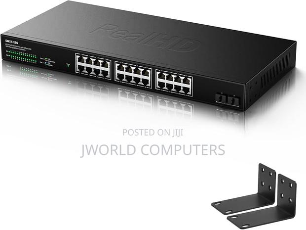 Secureye 24 Port Fastethernet Poe +2ge Uplink +2 SFP Switch