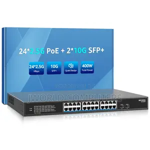 Secureye 24 Port Fastethernet Poe +2ge Uplink +2 SFP Switch