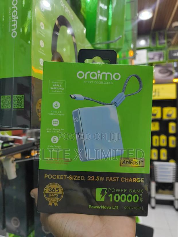Oraimo Powernova L11 Pocket Sized 22.5w Powerbank