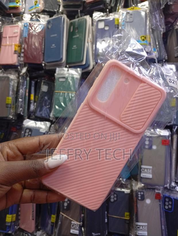 Pink Protective Phone Case With a Sliding Camera Cover - thumbnail 2