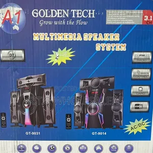 Goldentech 3.1 Channel Subwoofer System Bluetooth