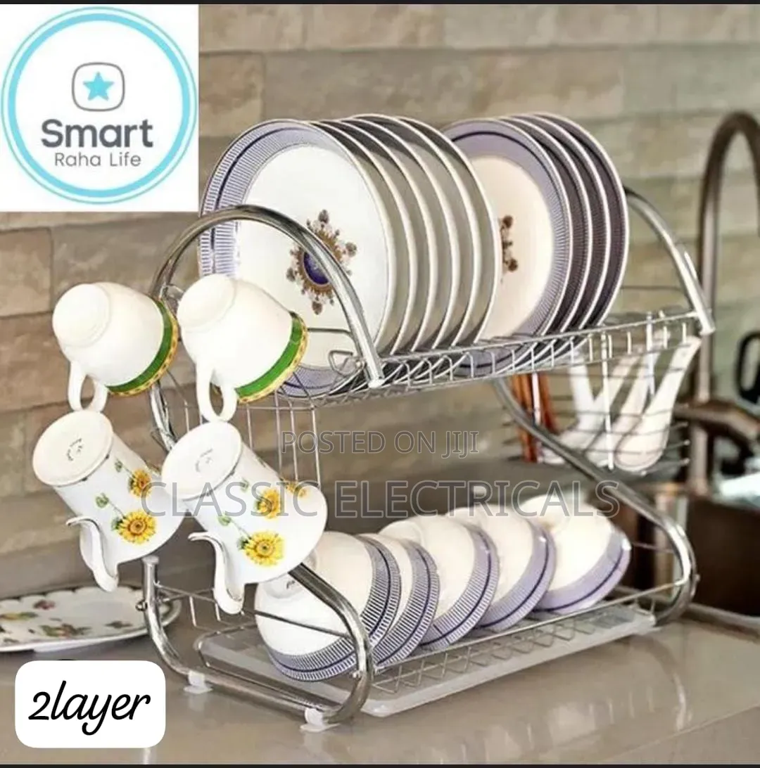 2layers Stainless Steel Dish Drainer at Sh1199.