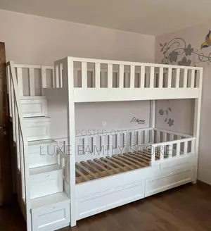 Kids Bunk Bed With Storage Drawers 