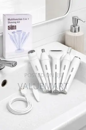 Ladies Shaver 5-in-1 – Rechargeable Hair Remover (Waterproof)