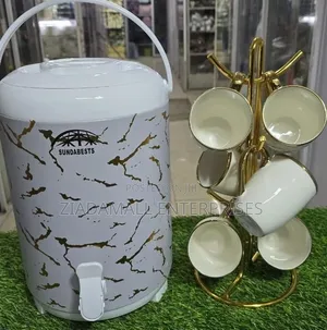 Tea Urn Elegant Marble Tea Set – 7pc Luxury Breakfast Collection