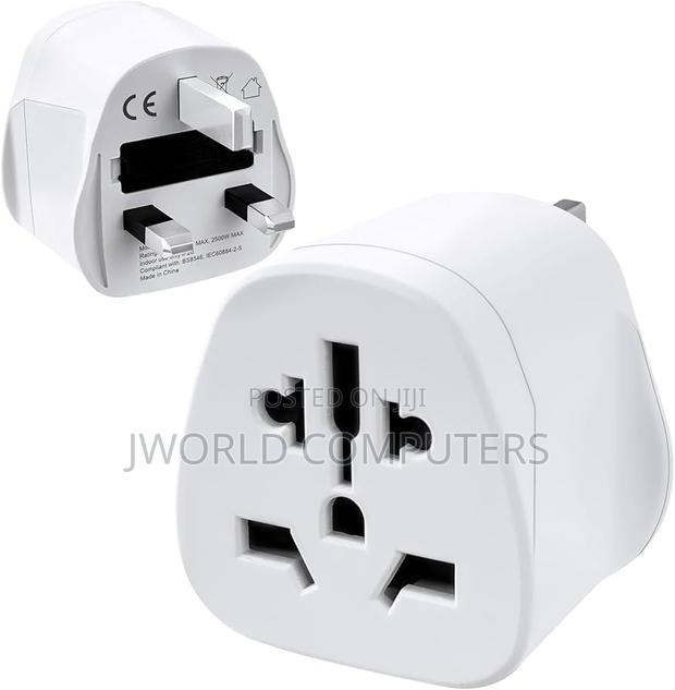 Multi Black Fused Uk Adaptor - main view