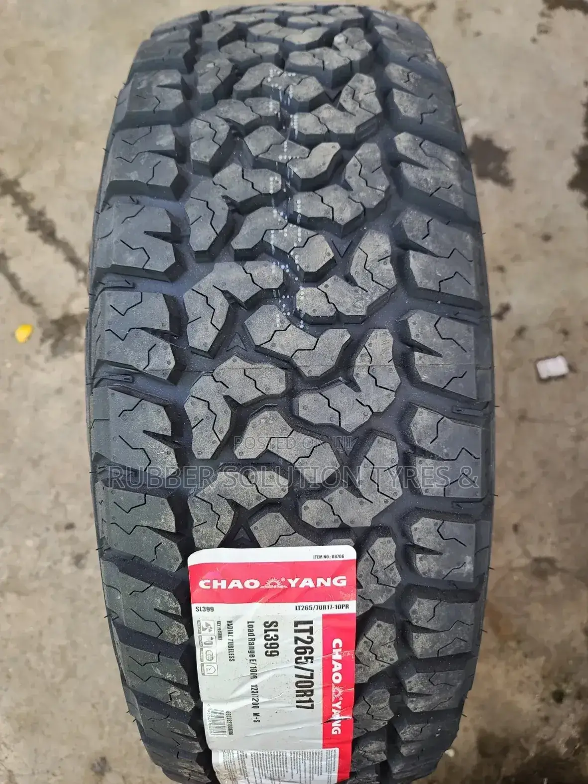 Lt 265 /70 R17 Chaoyang Tyres Sl-399 All-Terrain