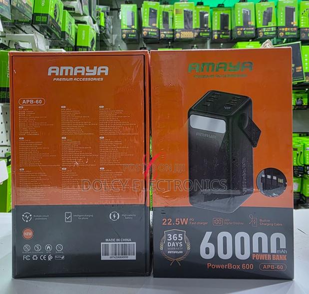 Amaya Powerbox 600 Apb-60 60,000mah 22.5w Pd Fast Charging Power Bank