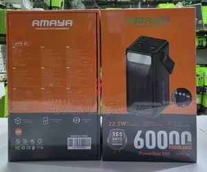 Amaya Powerbox 600 Apb-60 60,000mah 22.5w Pd Fast Charging Power Bank