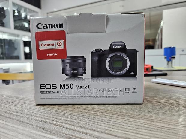 Canon Eos M50 Mark Ii Mirrorless Camera With 15-45mm Lens
