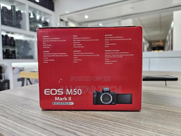 Canon Eos M50 Mark Ii Mirrorless Camera With 15-45mm Lens - thumbnail 4