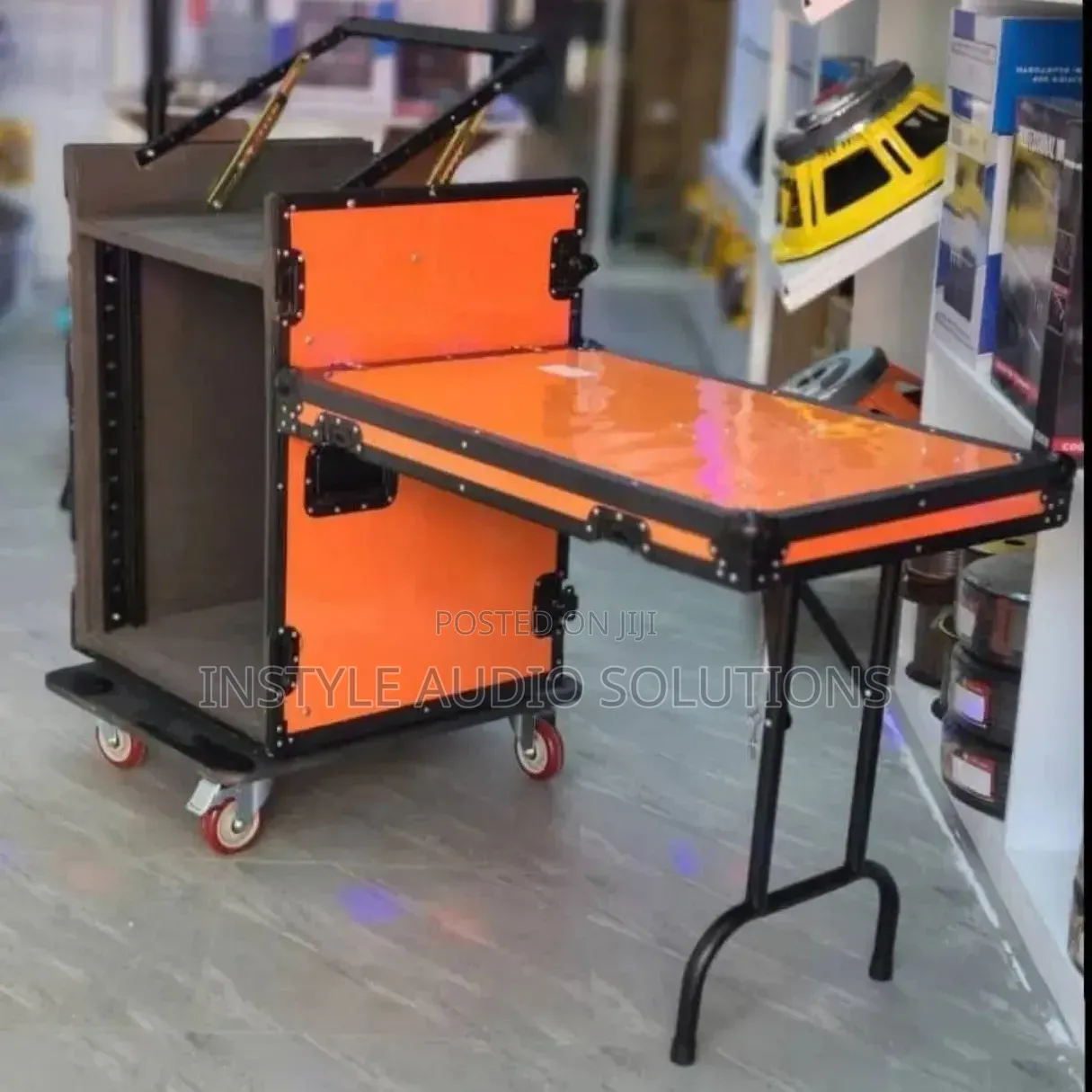 10u Amplifier - Mixer - Sound Accessories Mounting Mobile Closed Rack