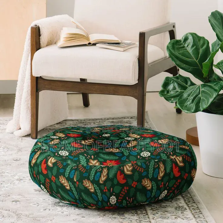African Print Floor Pillows